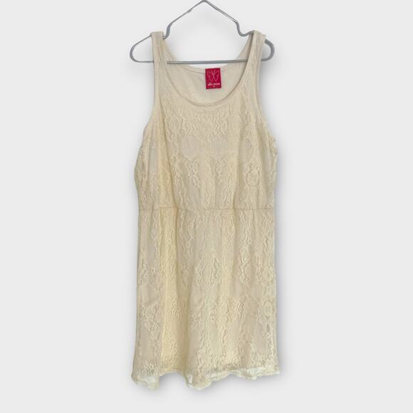 Kids Ella Moss Lace Strapless Dress Sz 12 Stylish & Breezy - Picture 1 of 5